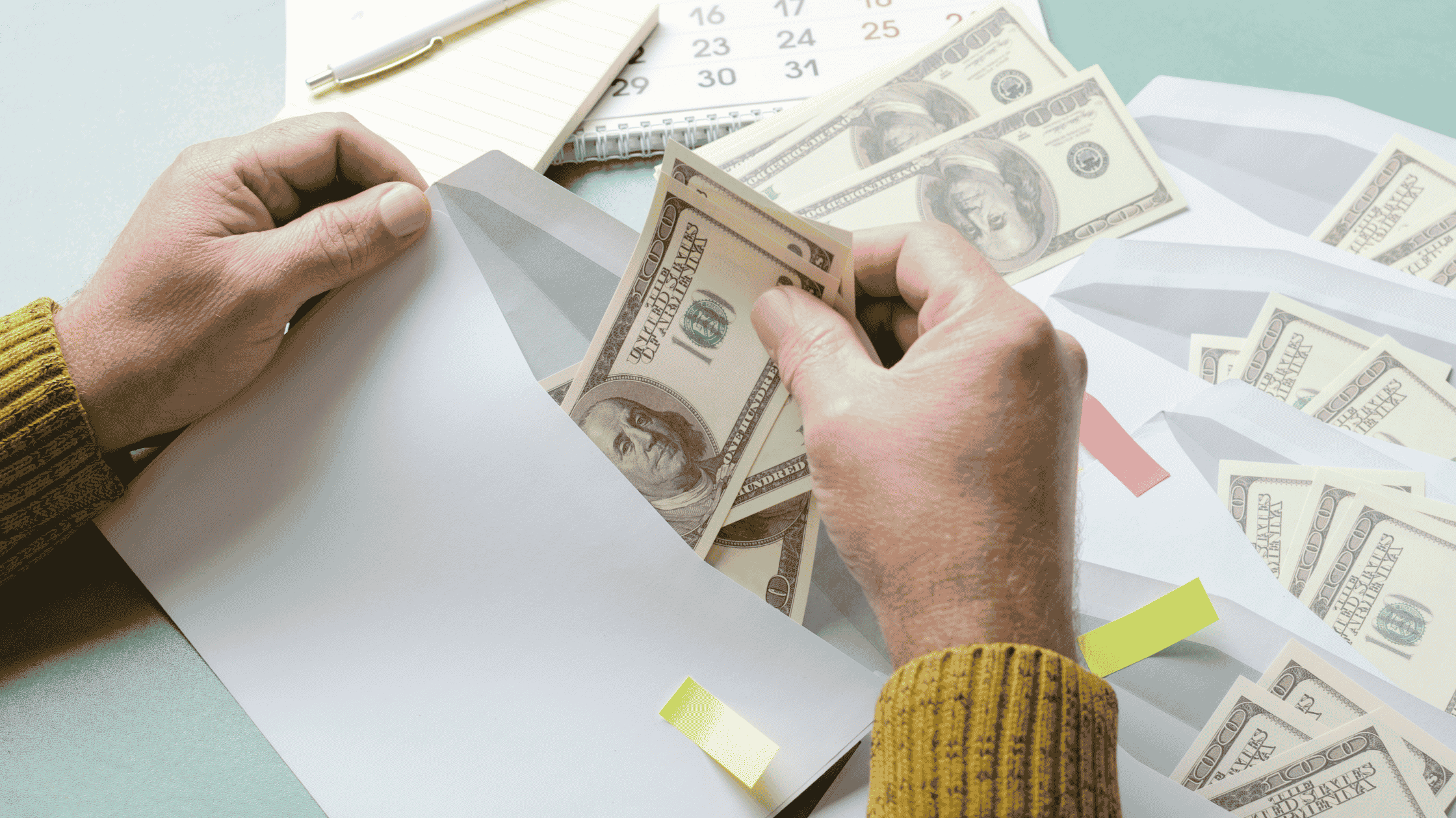 Business cash flow planning worksheet and calculator